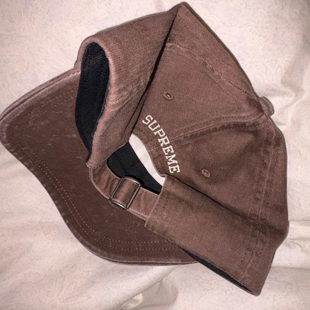 Supreme Italy 6-Panel キャップ ブラウン