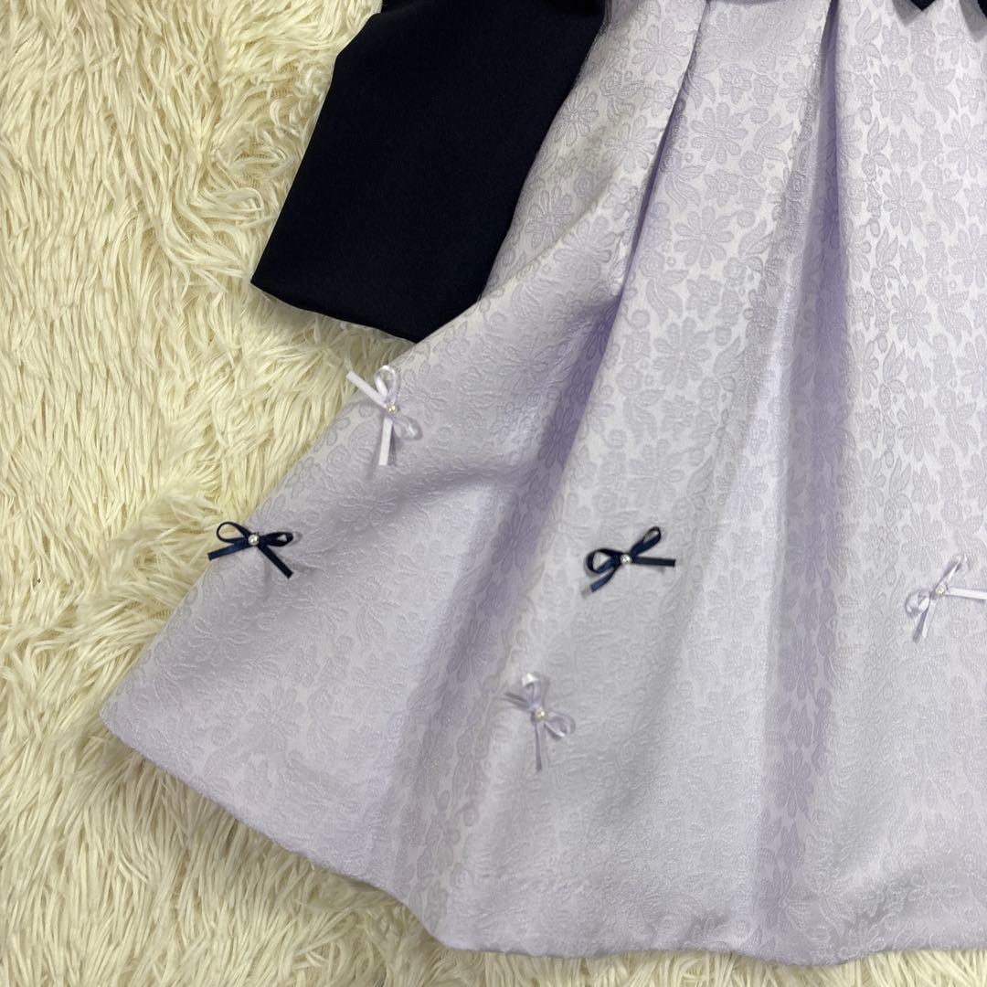 CHOPIN フラワージャガード　アンサンブルワンピース130 フレア