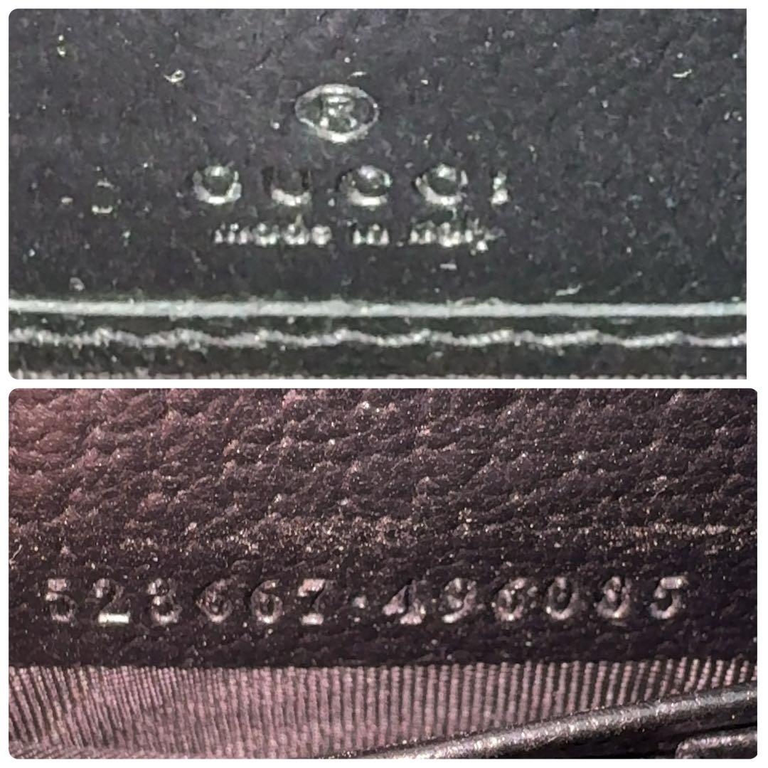 GUCCI グッチ 長財布 ラウンドジップ 黒 ブラック 蜂 ビー アニマリエ