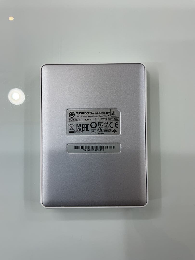 外付けHDD 2TB USB3.1 Gen1 G−TECHNOLOGY