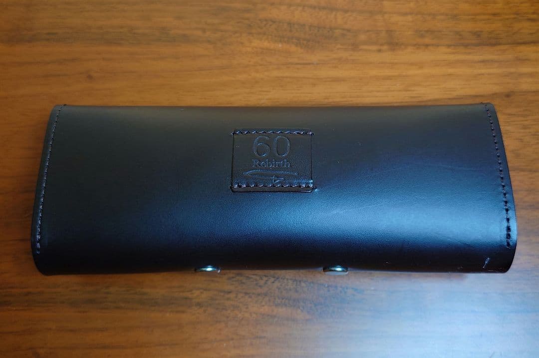 希少　土屋鞄　60周年 眼鏡ケース兼ペンケース　マローネブラック　限定生産