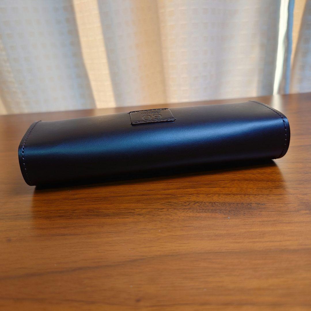 希少　土屋鞄　60周年 眼鏡ケース兼ペンケース　マローネブラック　限定生産