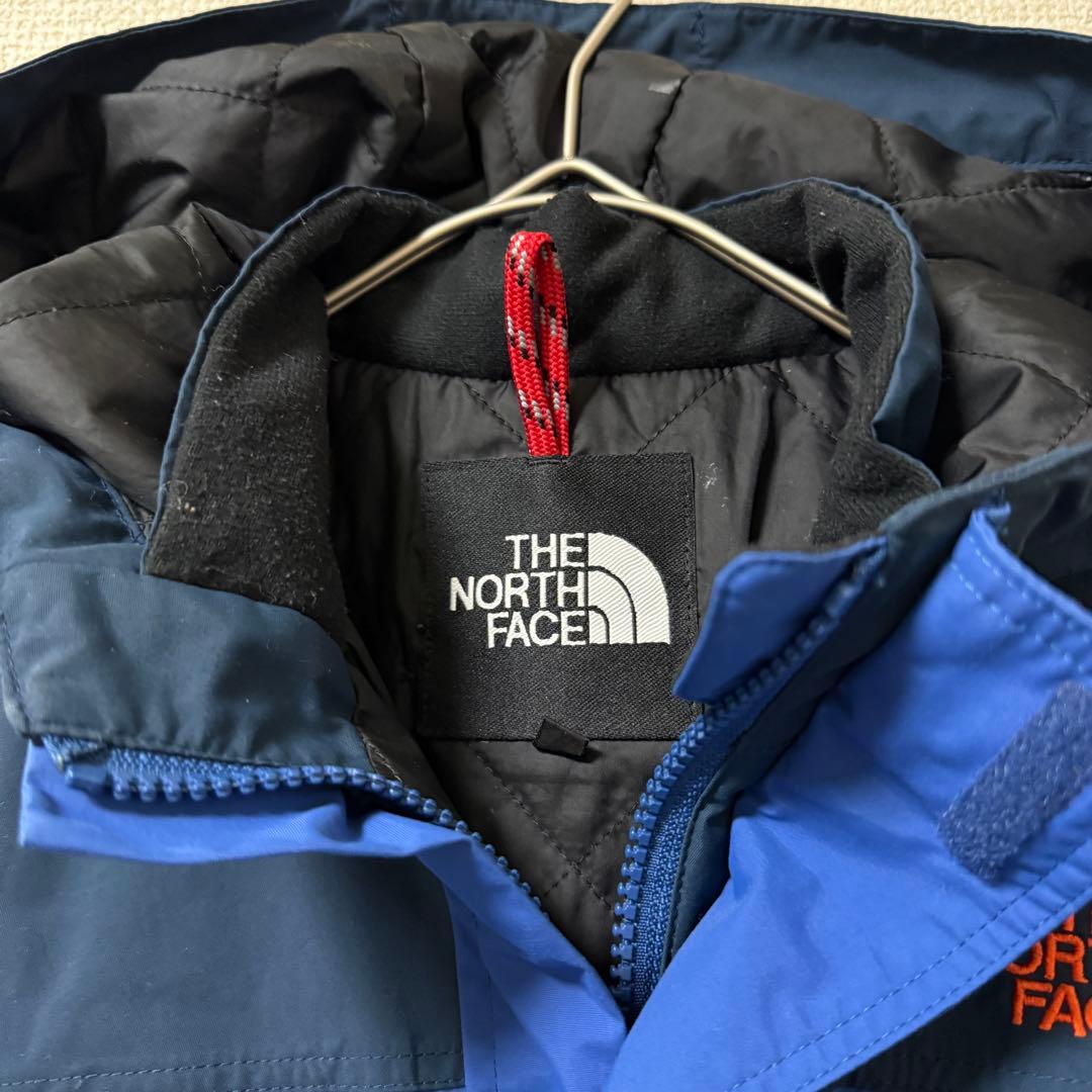 丈調節可★男女ok ノースフェイス120 スノーウェア 美品