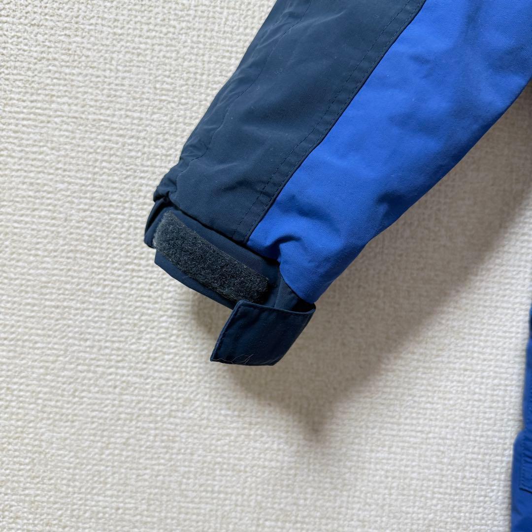 丈調節可★男女ok ノースフェイス120 スノーウェア 美品