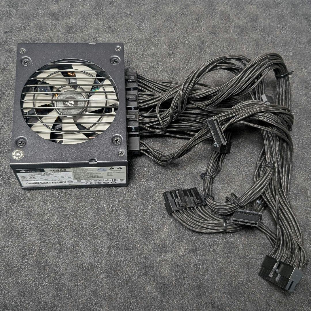 CORSAIR SF600 Platinum プラグイン 600W SFX電源