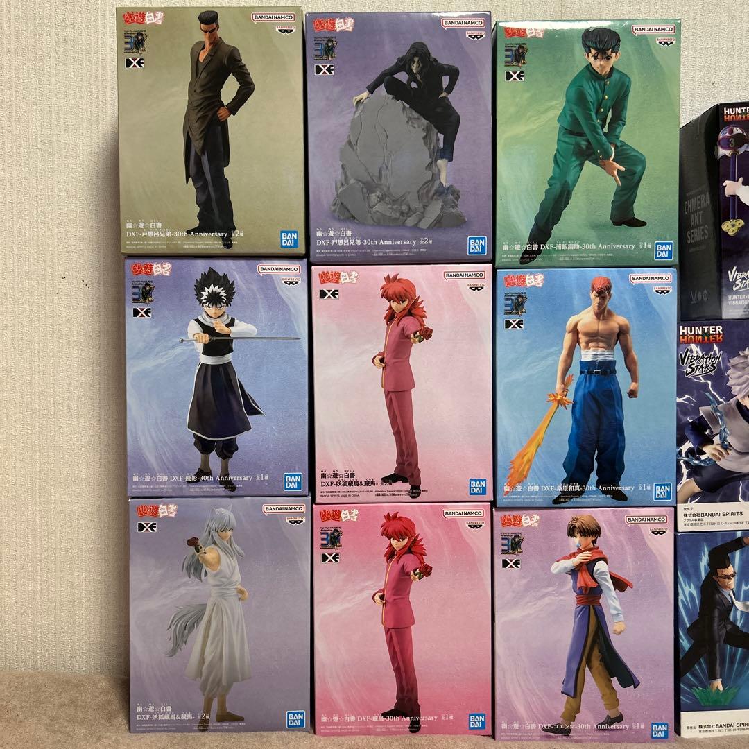 ハンターハンター 幽遊白書 17点セット フィギュア