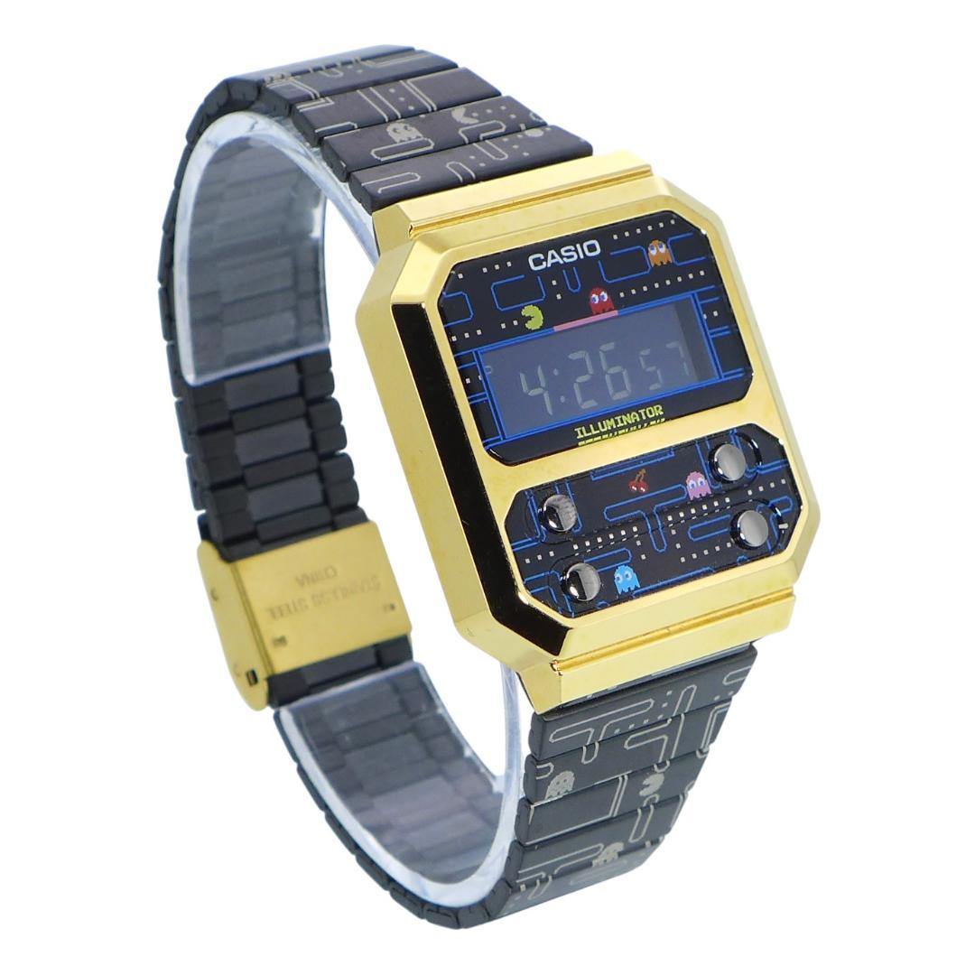 カシオ　パックマン　コラボレーション　 A100WEPC　レア　試着程度　美品