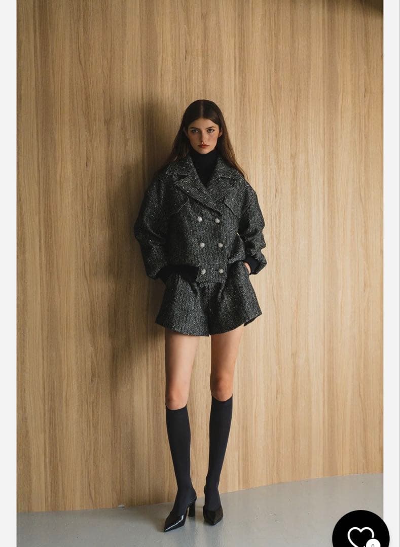 ジャケット・アウター sheller brillant herringbone jacket coat