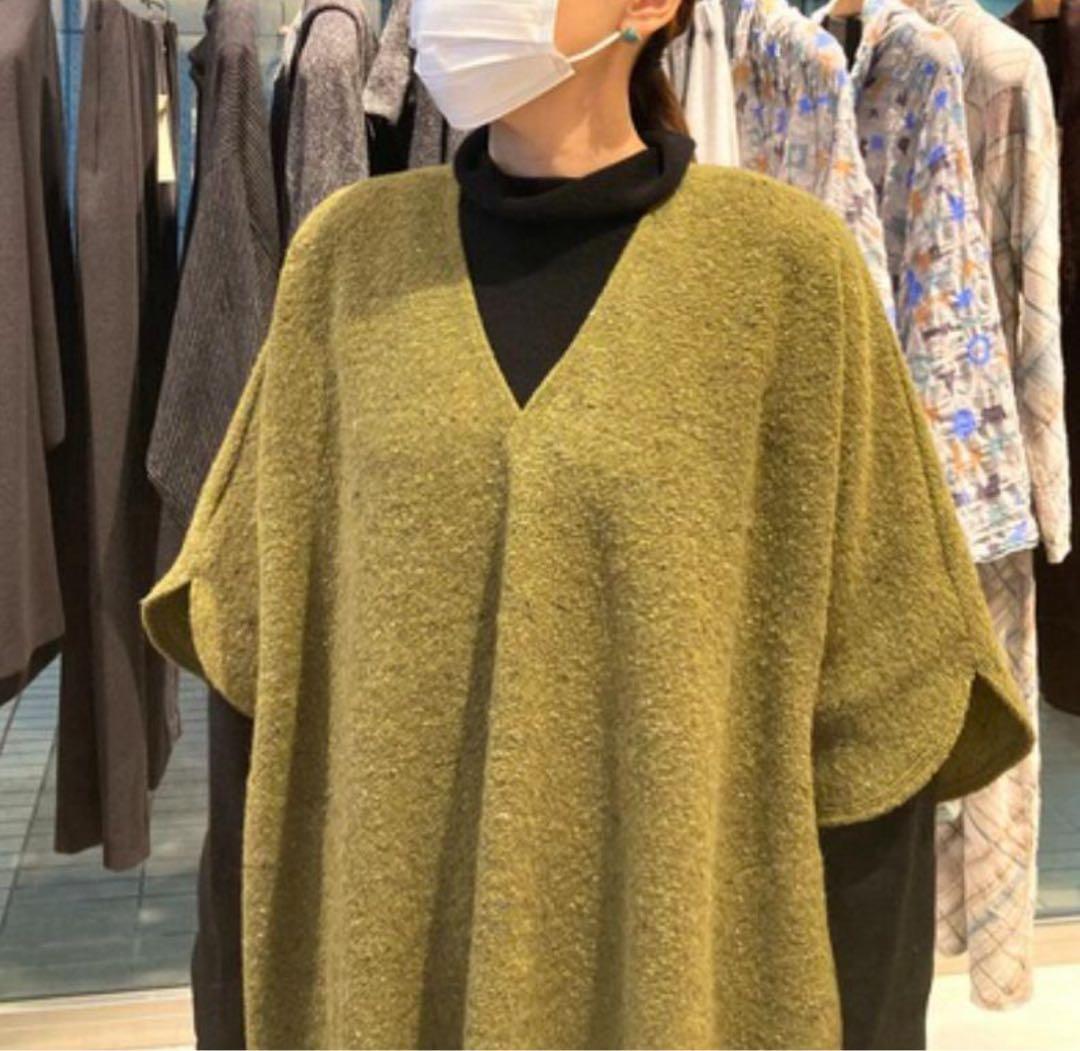 ヨーガンレール 2022 リサイクルネップツイード チュニックベスト