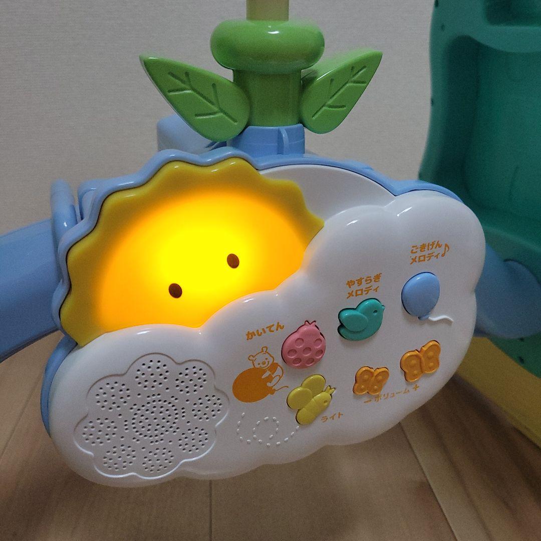 【未使用級】くまのプーさん　えらべる回転 6WAYジムにへんしんメリー