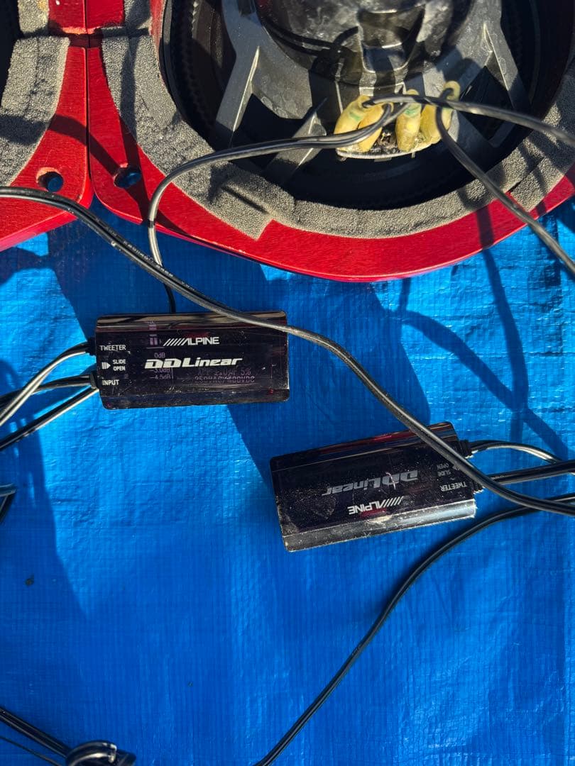 ALPINE DDリニアドアスピーカー（ツイーター付きクロスオーバー2ピース）