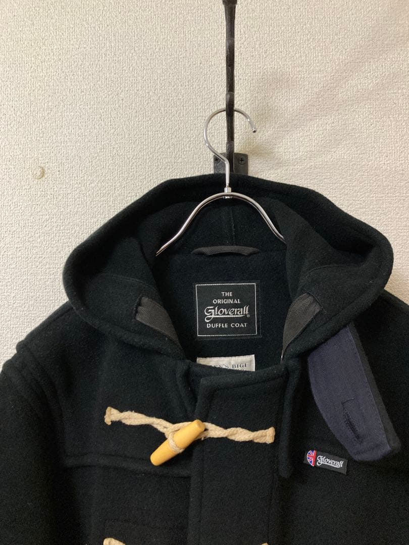 英国 希少 グローバーオール men's BIGI Wネーム ダッフルコートXL