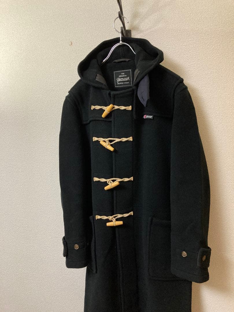 英国 希少 グローバーオール men's BIGI Wネーム ダッフルコートXL