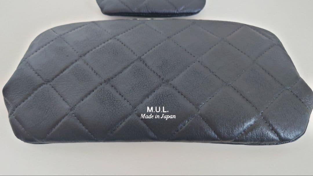 新品　エムユーエル　M.U.L キルティング　がま口　長財布