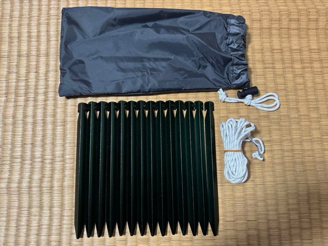 BUNDOK ソロティピー1 TC【フタマタ】【グランドシート】美品3点セット!