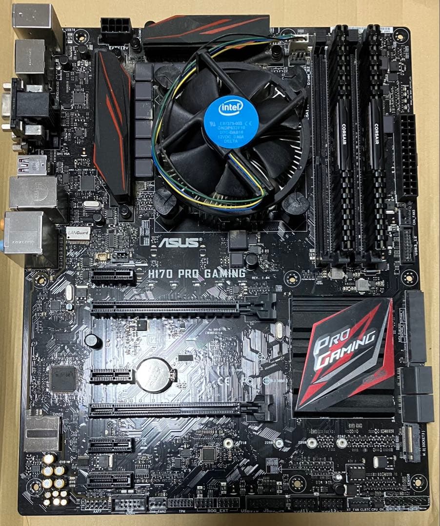 マザーボード、CPU、メモリセット