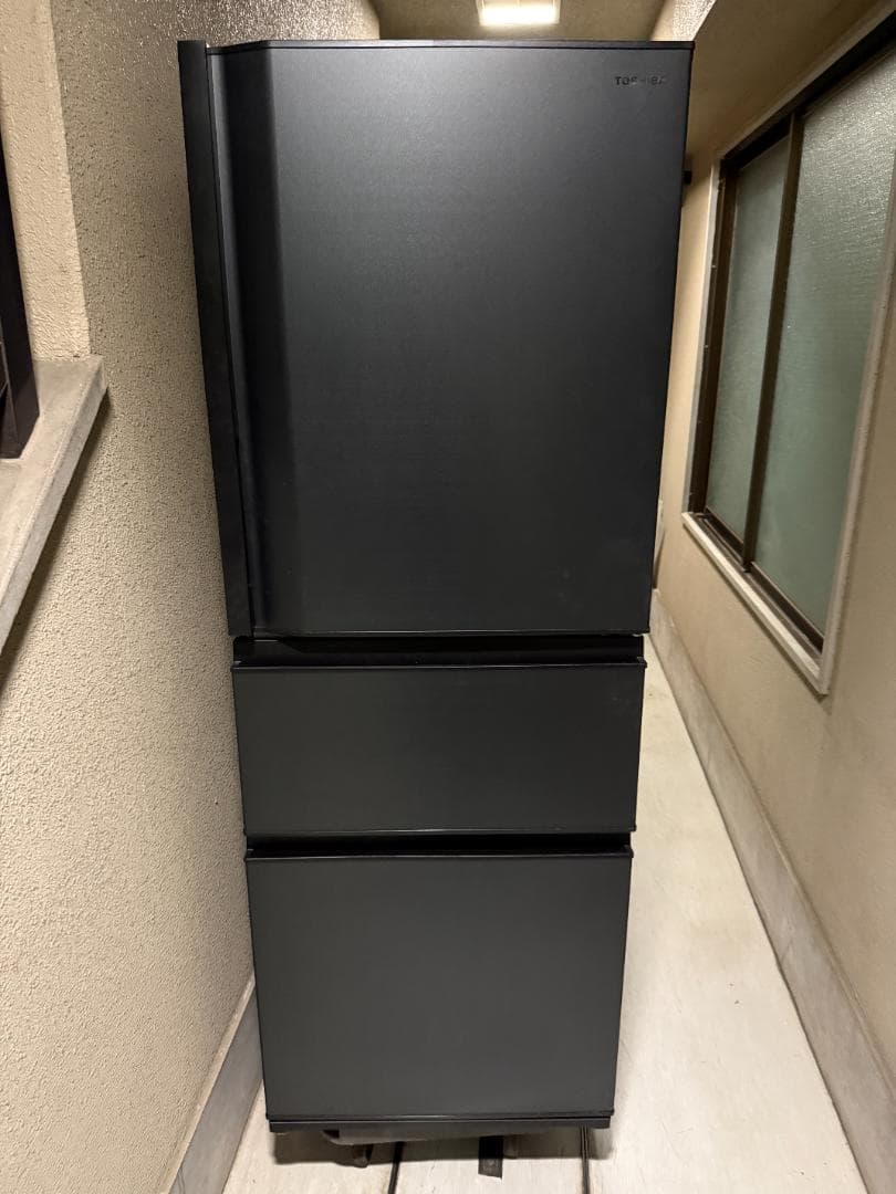 TOSHIBA GR-T33SC (KZ) 冷蔵庫 326L ブラック