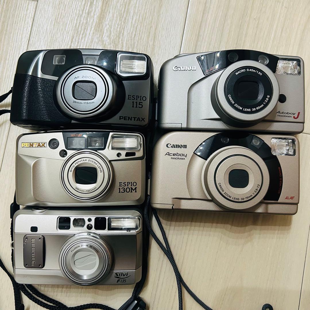 Canon PENTAX FUJIFILM 5台セット フィルムカメラ
