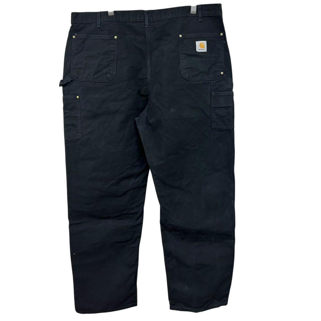 ◾️カーハート◾️made in USA ◾️ブラック◾️ダブルニーペインターパンツ◾️