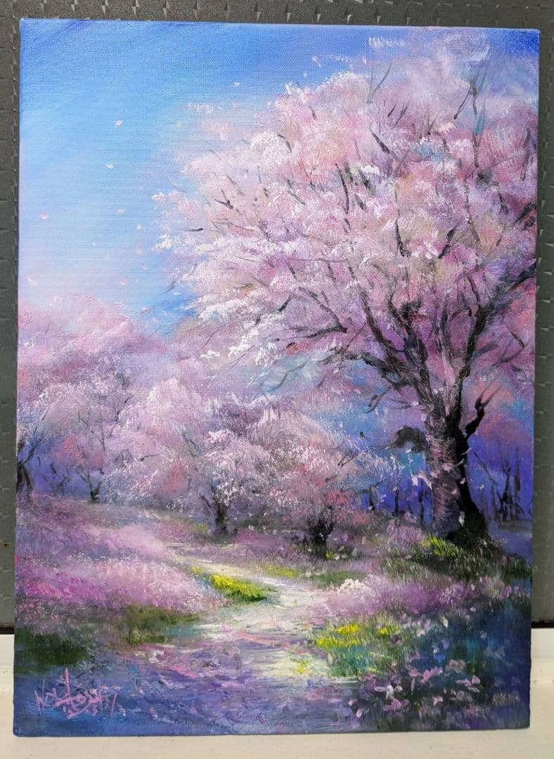 油絵・風景画② 桜