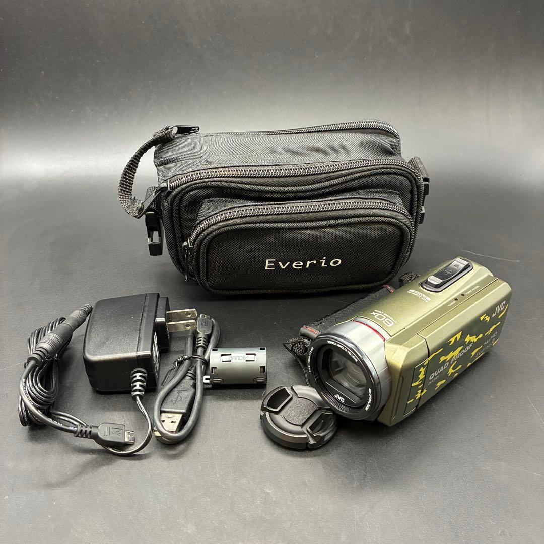 JVC GZ-R400-G Everio R カモフラージュ ビデオカメラ