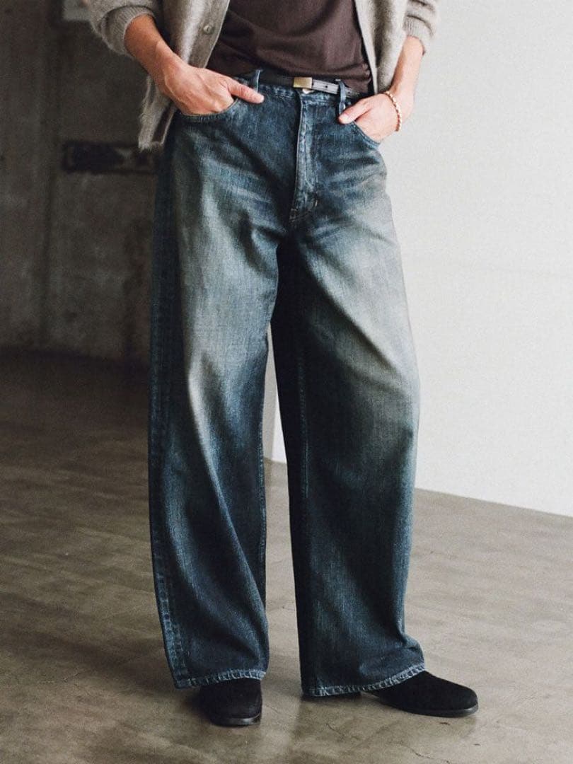 【LIDNM】Heritage Slub Denim Pants