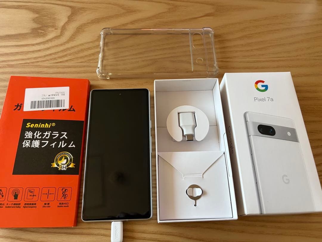 【美品】Google Pixel 7a ホワイト本体＋おまけ