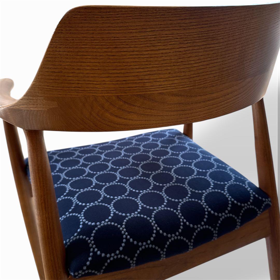 【北欧スタイル】ミナペルホネン　生地使用　イス　ダイニングチェア　家具インテリア