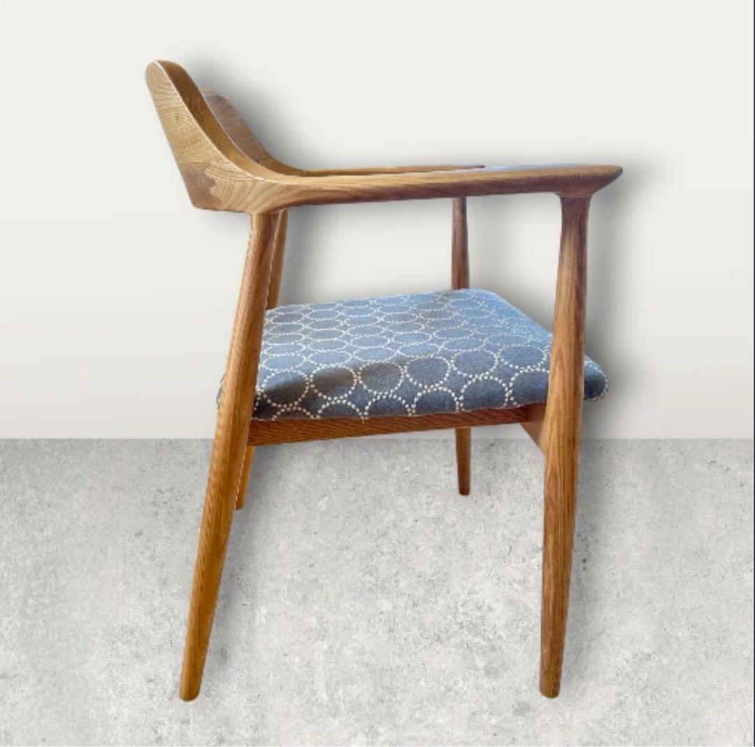 【北欧スタイル】ミナペルホネン　生地使用　イス　ダイニングチェア　家具インテリア