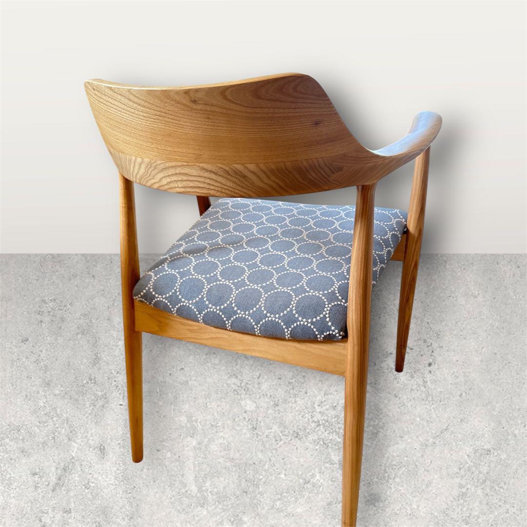 【北欧スタイル】ミナペルホネン　生地使用　イス　ダイニングチェア　家具インテリア