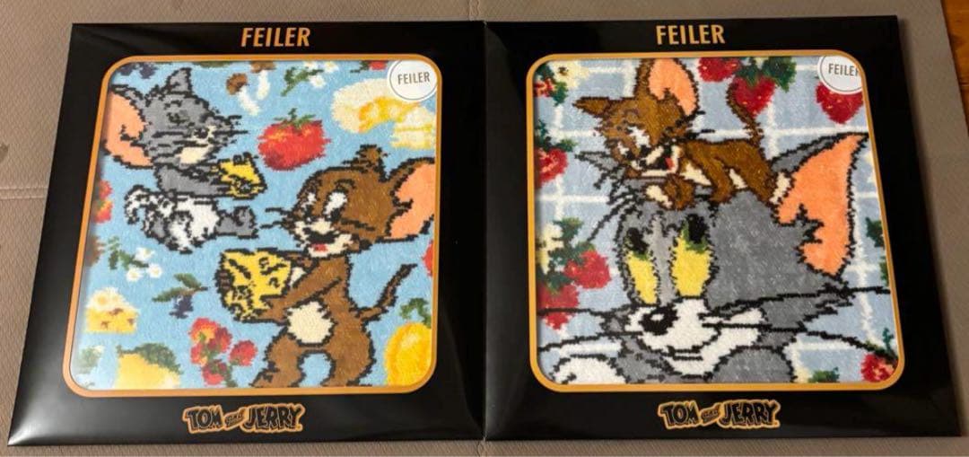 【新品】フェイラー✖️トムとジェリー　ハンカチ2枚セット