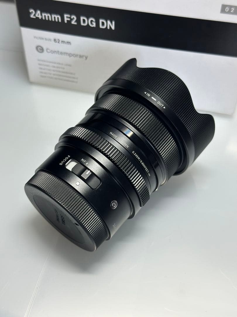 シグマ Sigma 24mm F2 PLフィルター付 Sony Eマウント