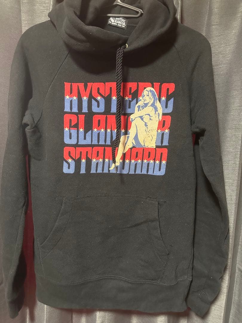 HYSTERIC GLAMOUR フード付きパーカー ブラック