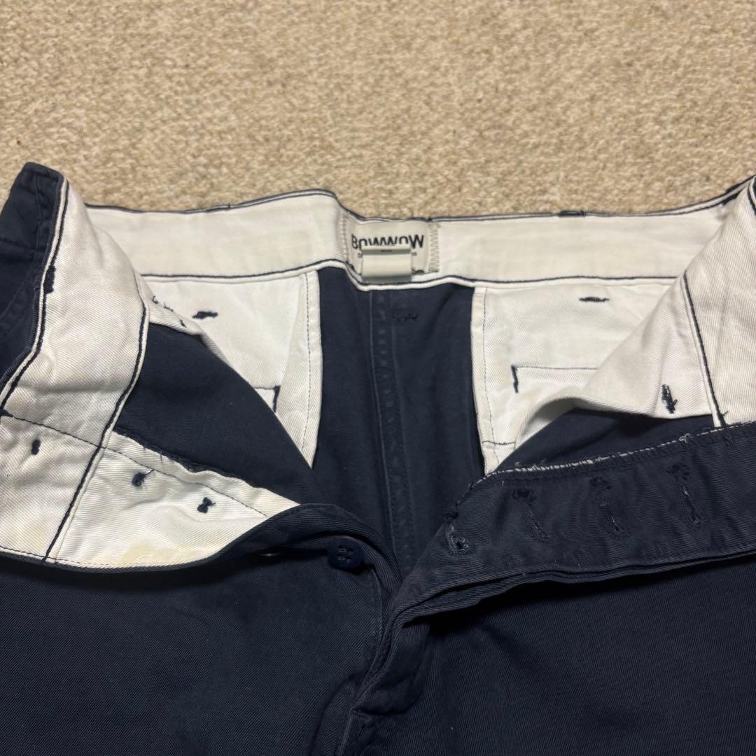 BOW WOW WORK TROUSERS DUSTY チノパン ネイビー