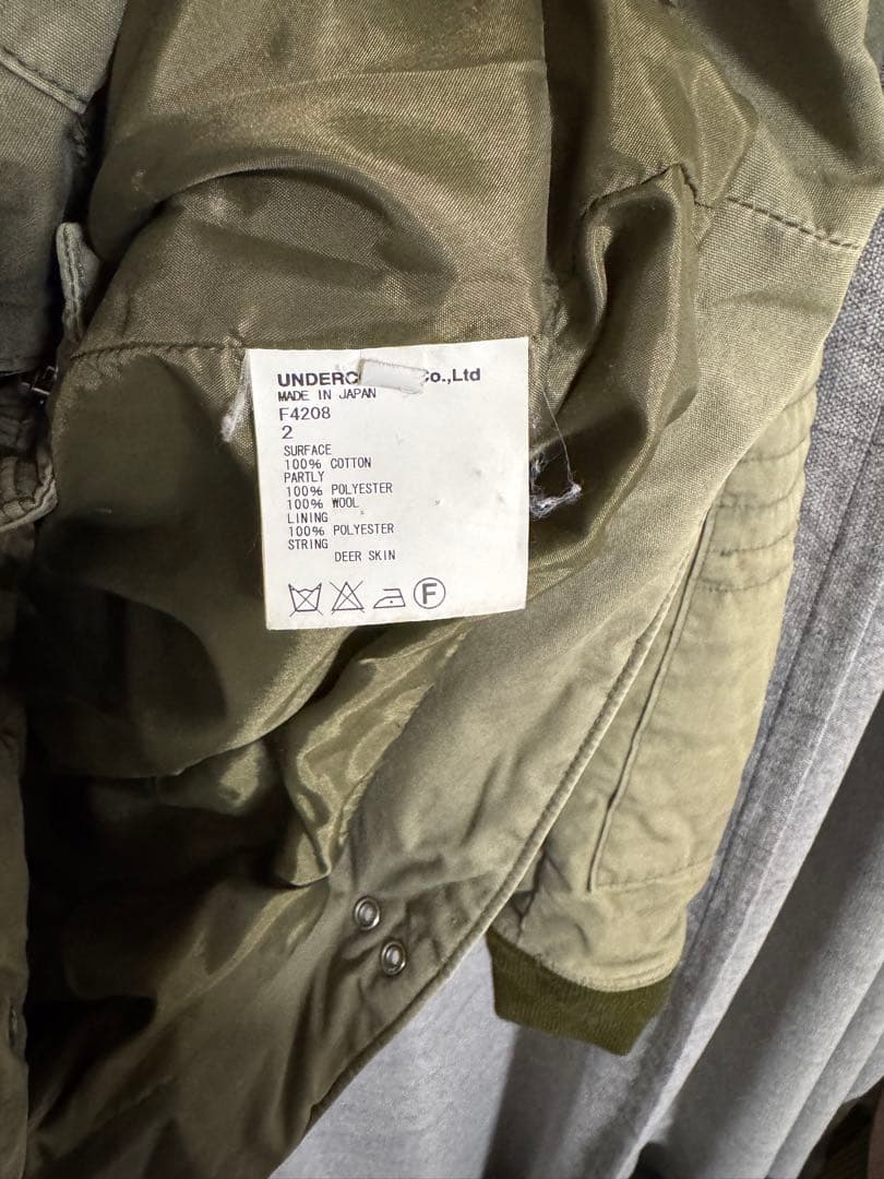 UNDERCOVER アンダーカバー ミリタリーブルゾン カーキ 美品 サイズ2