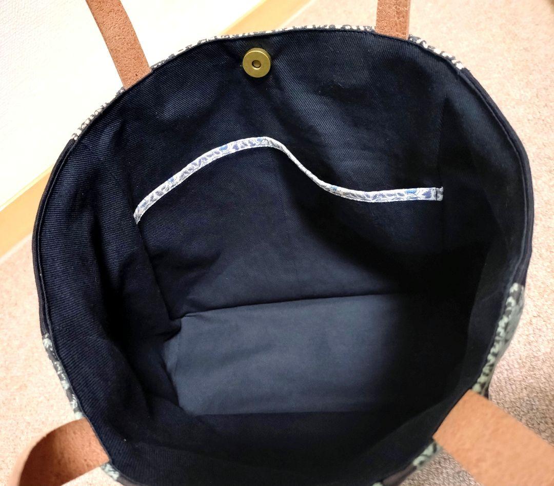 ミナペルホネントートバッグ大き目　　ハンドメイド