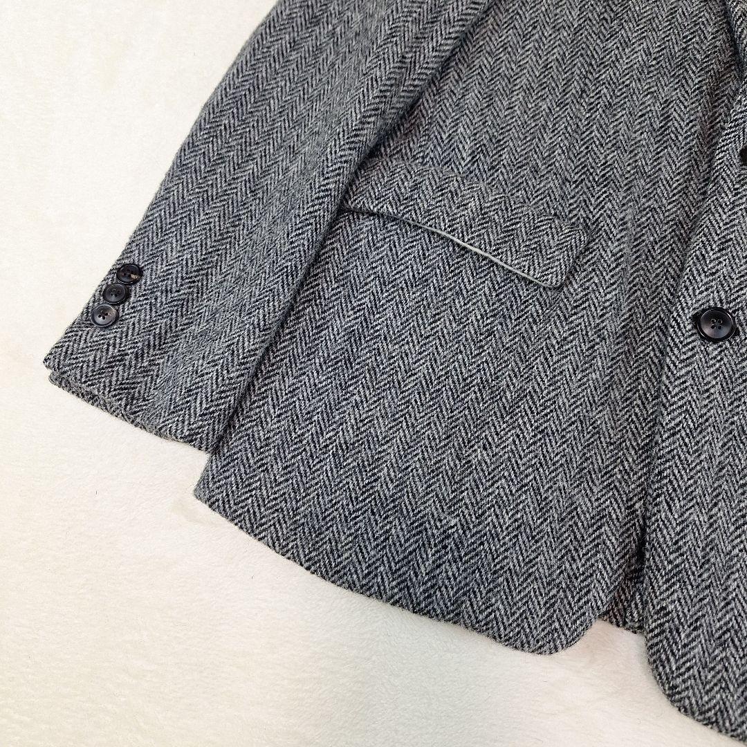 トゥモローランド　ハリスツイード　テーラードジャケット　ヘリンボーン　46