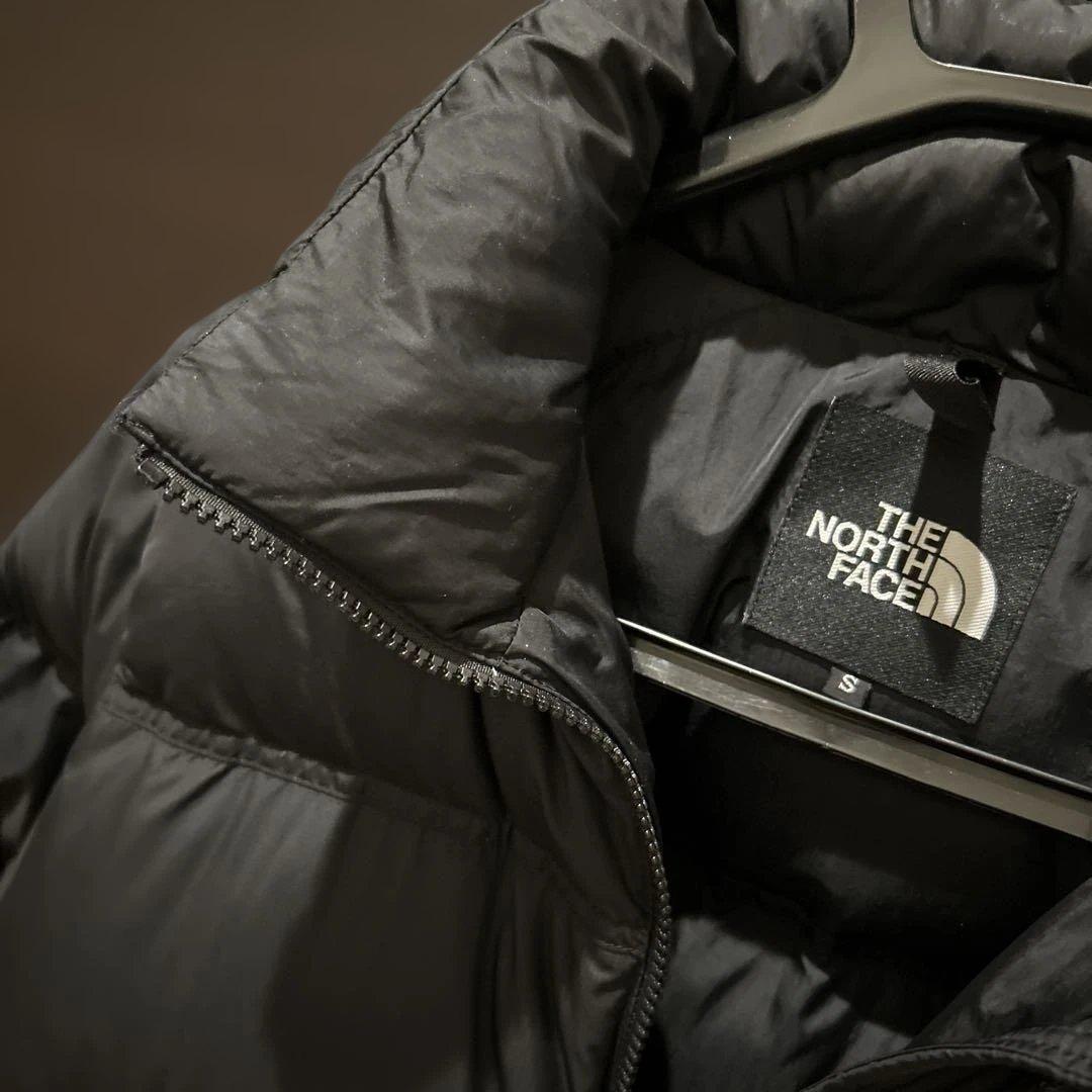 美品　ノースフェイスND92335 ヌプシジャケットブラックＳサイズ