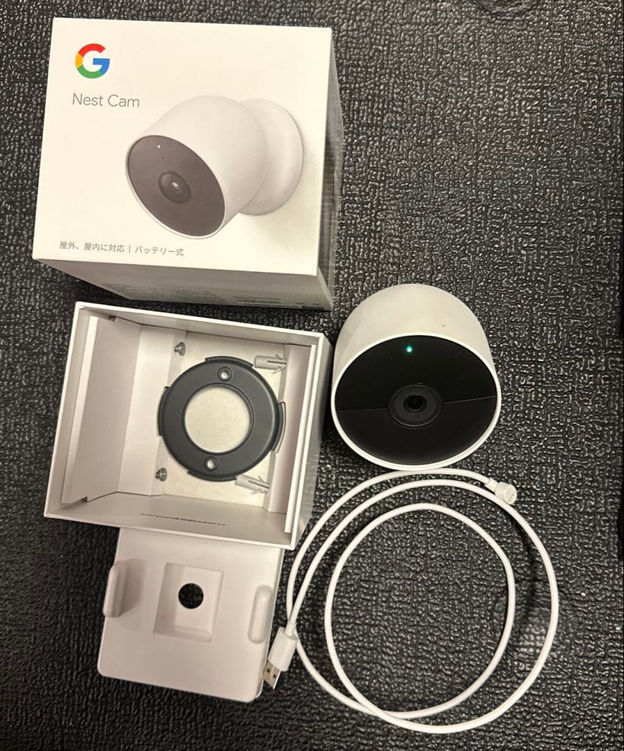 Google製スマートカメラ Nest Cam（屋内・屋外対応）