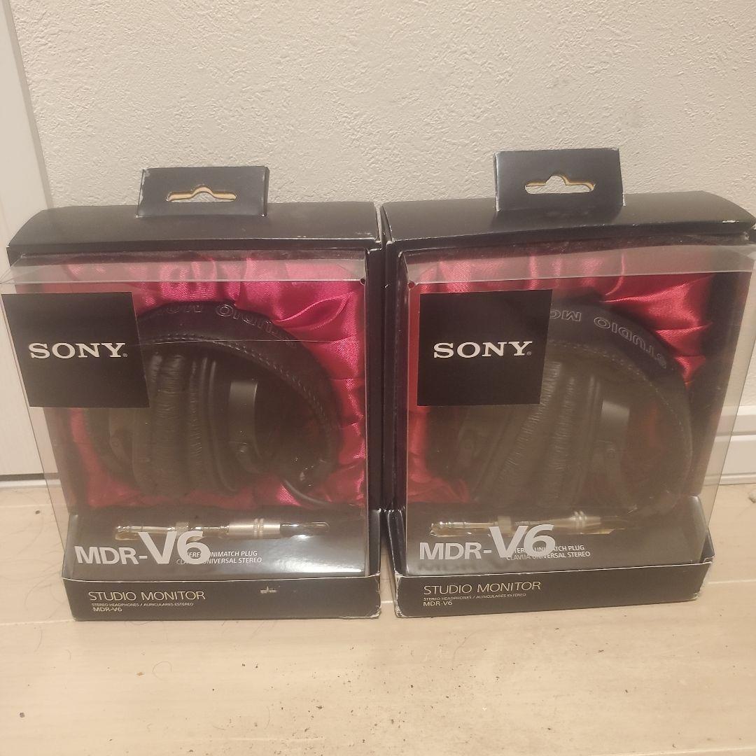 サ*ャ様 SONY MDR-V6 スタジオモニターヘッドフォン 2個セット(日本
