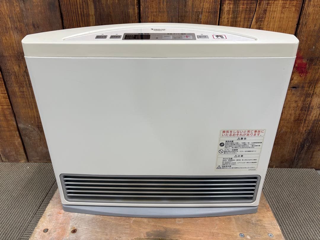 ノーリツ ガスファンヒーター GFH-5800S 都市ガス用 東京ガス 中古