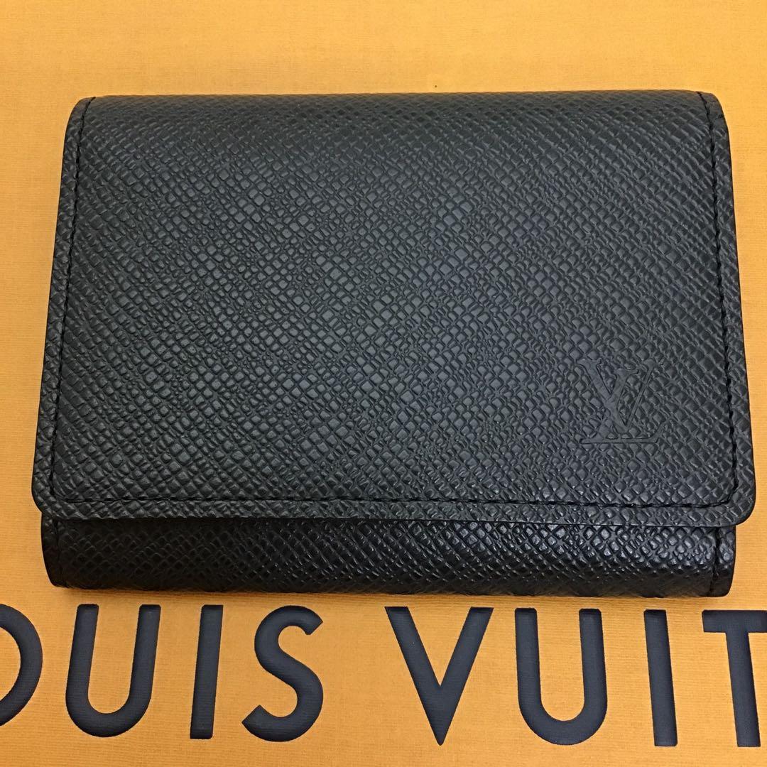 ❣️美品❣️ LOUIS VUITTON タイガ　ブラック名刺入れ　M30922