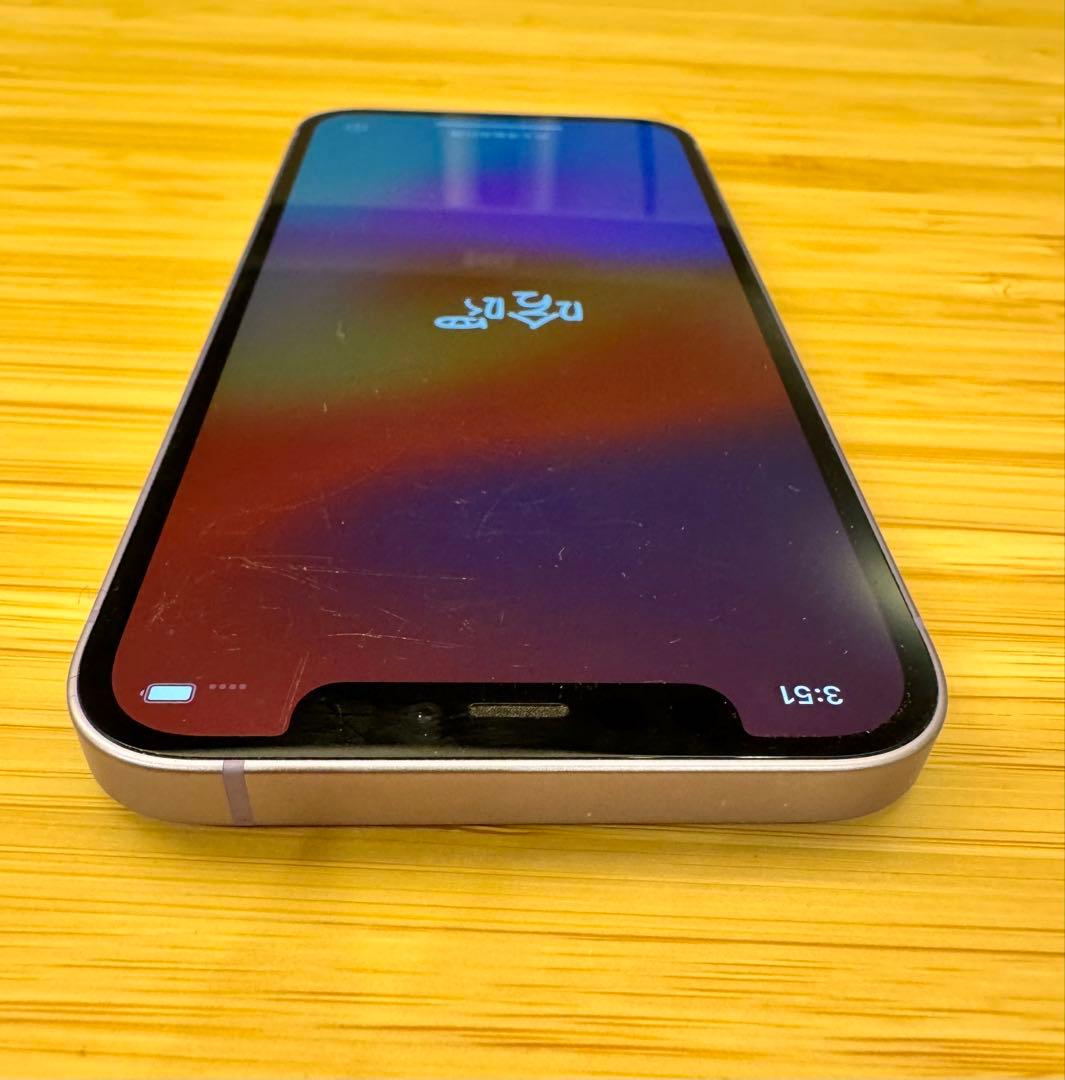 【SIMフリー/無音カメラ】iPhone 12 パープル 128GB 本体 紫