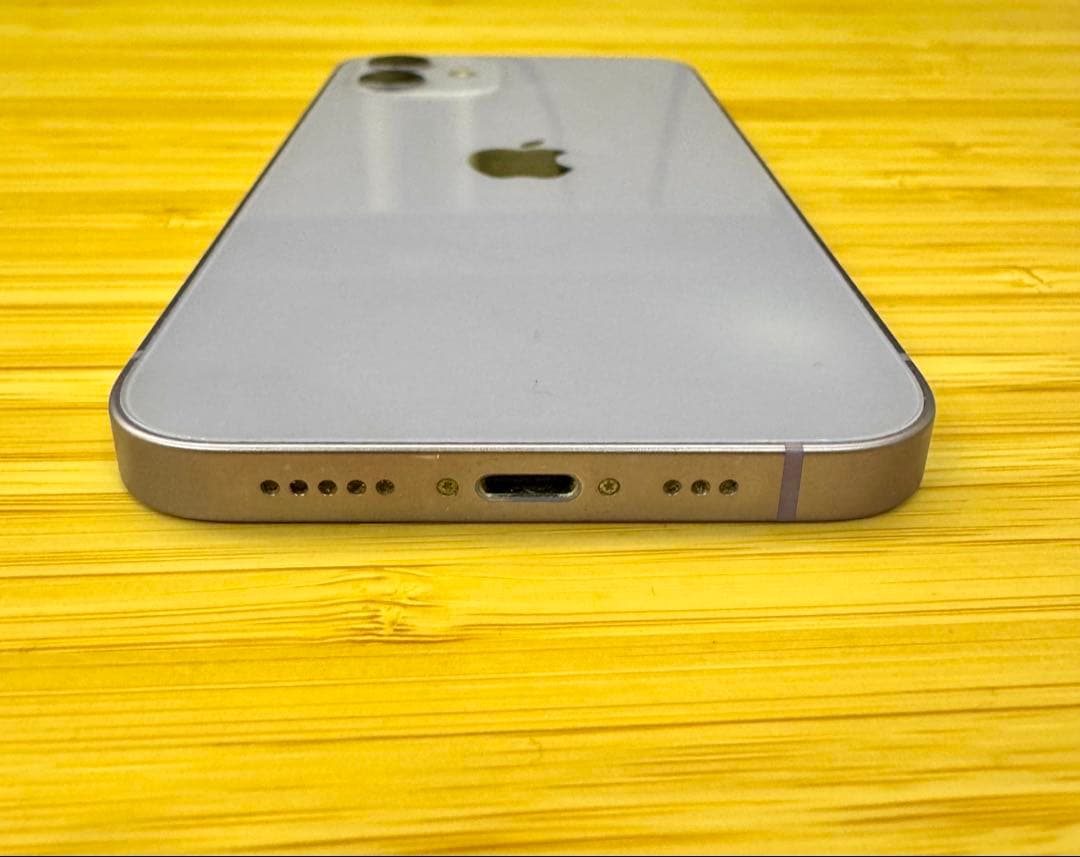 【SIMフリー/無音カメラ】iPhone 12 パープル 128GB 本体 紫