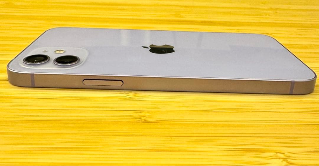 【SIMフリー/無音カメラ】iPhone 12 パープル 128GB 本体 紫