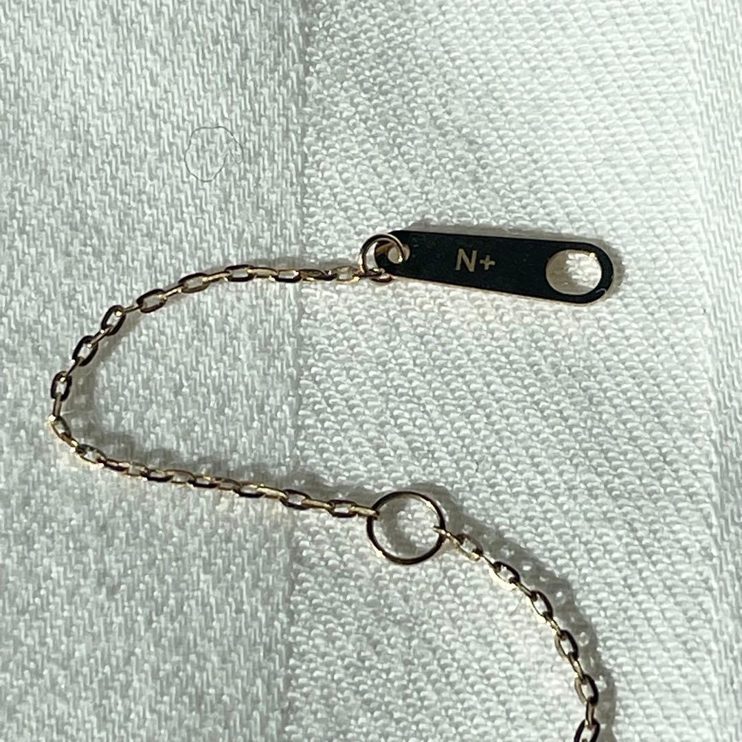 【NOJESS】K10ダイヤモンドネックレス ゴールド