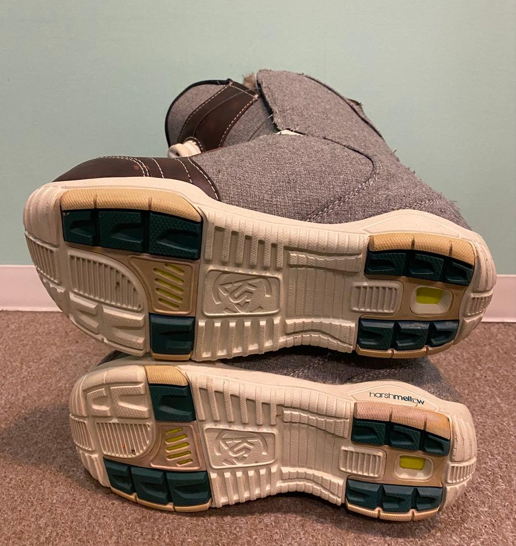 k2 女性用スノーボードブーツ グレー/ブラウン