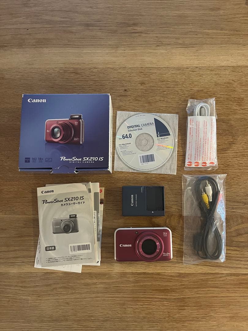 キャノン Canon PowerShot SX210 IS パープル 美品