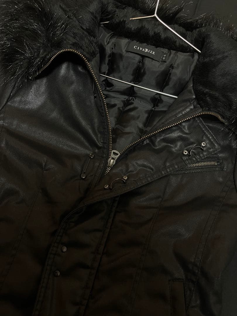 ジャケット・アウター 00s civarize fur coated N-2B blouson y2k
