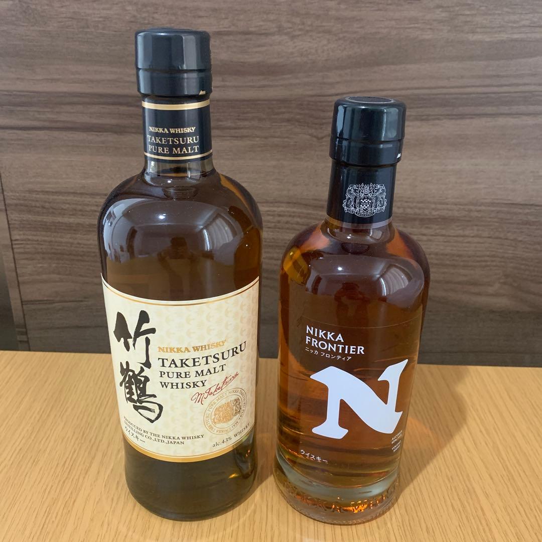 竹鶴　700ml×1本、フロンティア　500ml×1本　新品未開封品